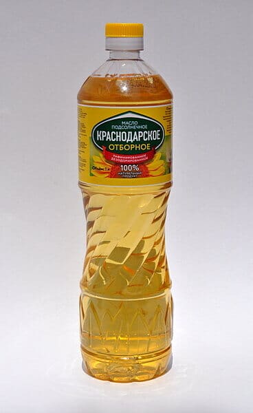 импорт в Афганистан подсолнечного масла рафинированное торговой марки Краснодарское отборное в ПЭТ бутылке фасовка 1 литр